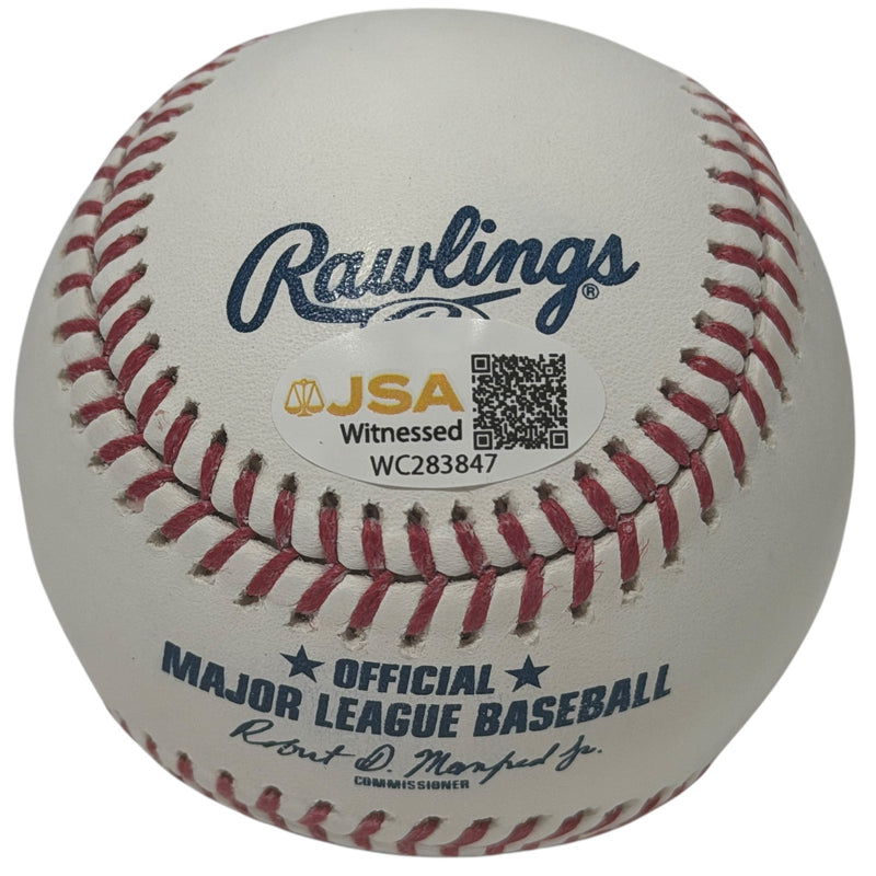 Rick Monday Autographed Rawlings Official Major League Baseball (JSA)
