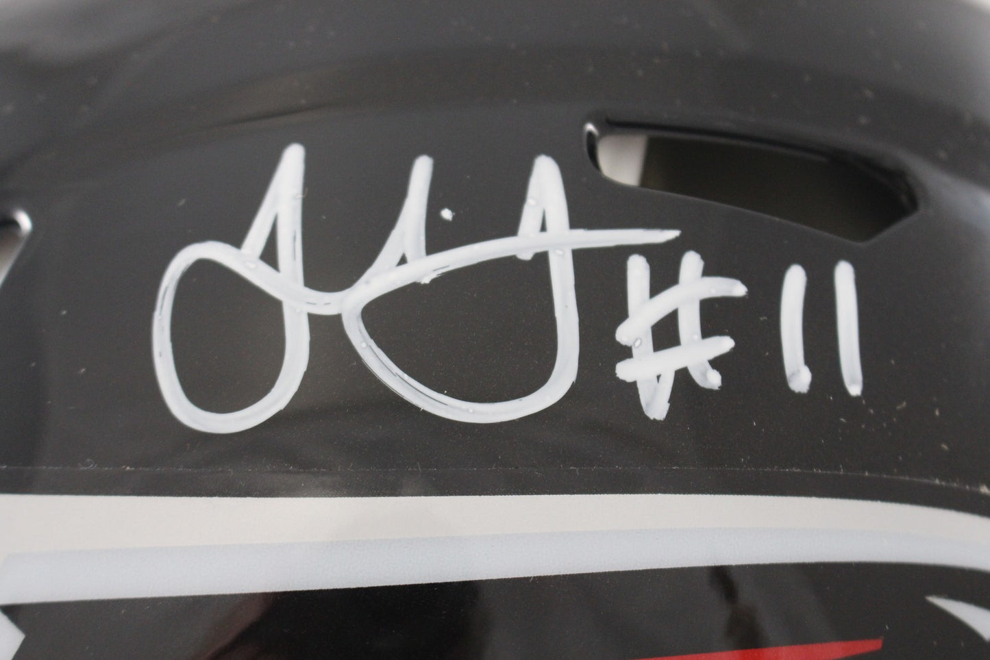 Julio Jones Signed Atlanta Falcons Authentic Throwback Helmet