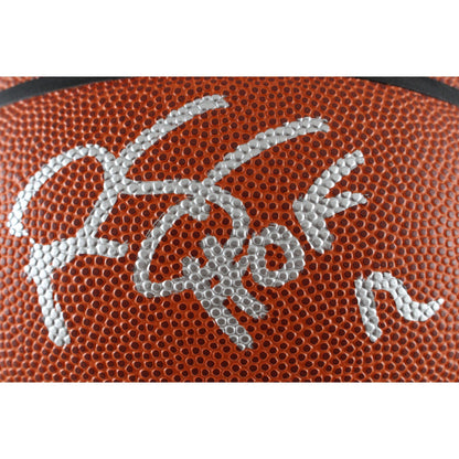 Ralph Sampson Signed Houston Rockets Wilson Basketball (Beckett COA)