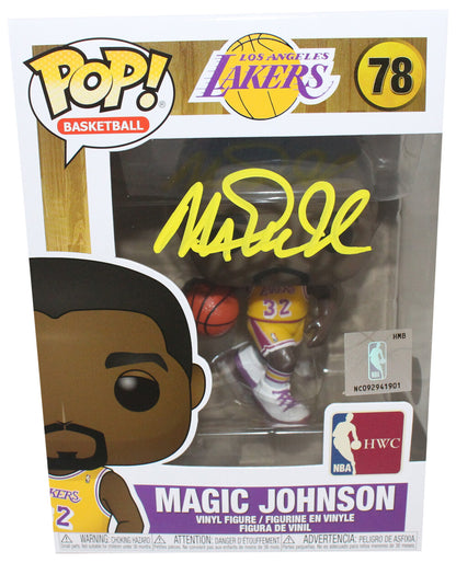 Magic Johnson Signed LA Lakers Funko Pop! #78 Beckett COA
