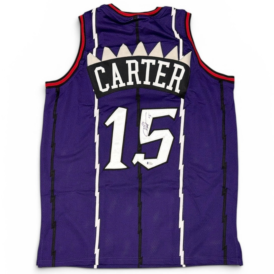 Vince Carter Autographed Toronto Raptors Custom Jersey