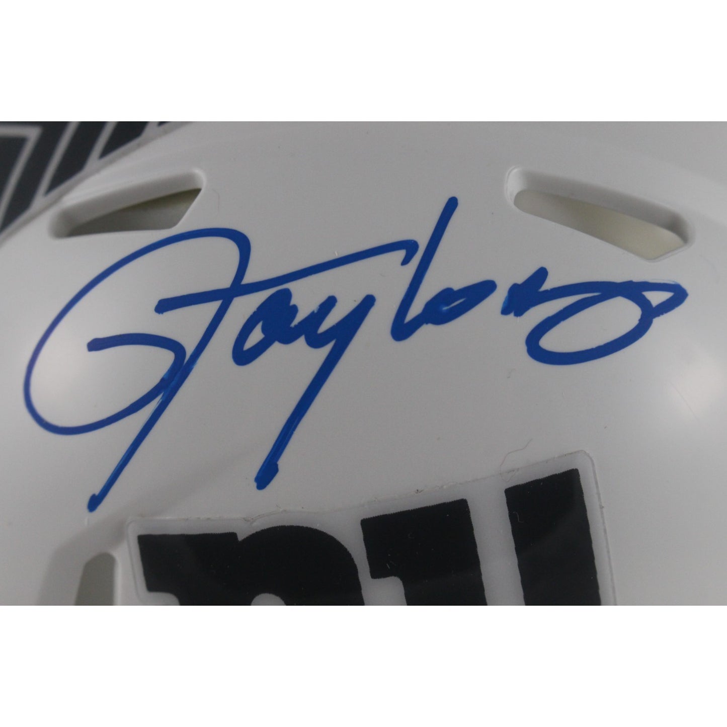 Lawrence Taylor Signed New York Giants 2024 Salute to Service Mini Helmet