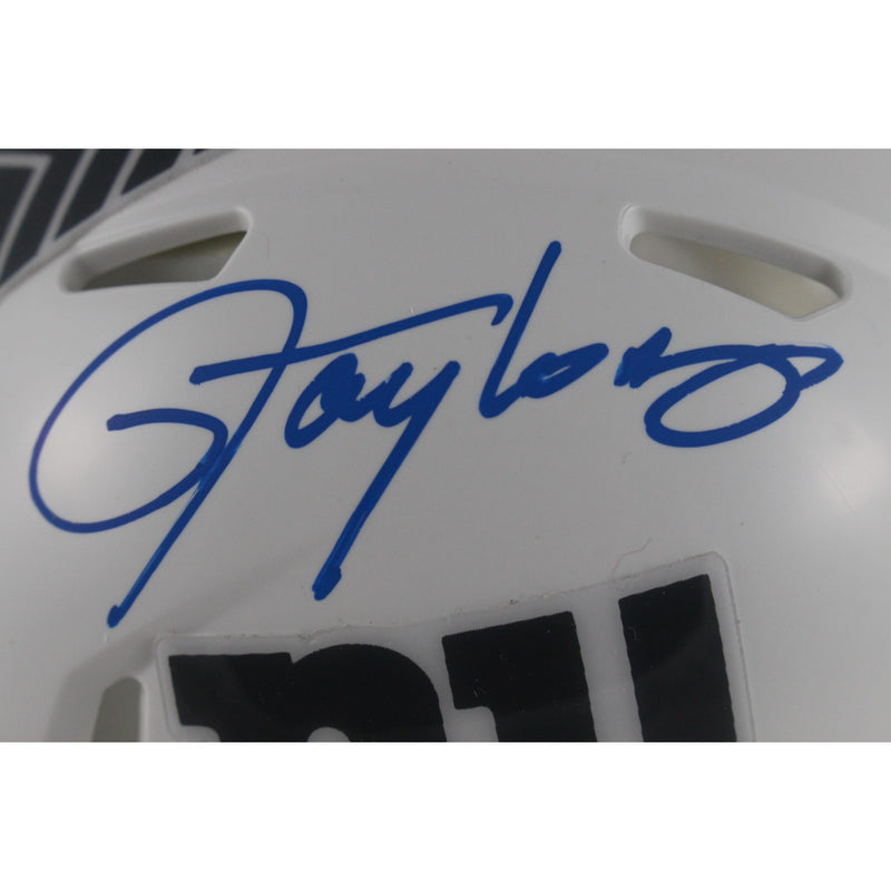 Lawrence Taylor Signed New York Giants 2024 Salute to Service Mini Helmet