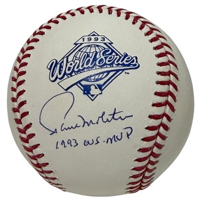Paul Molitor Signed 1993 World Series Baseball (w/ MVP Inscription)