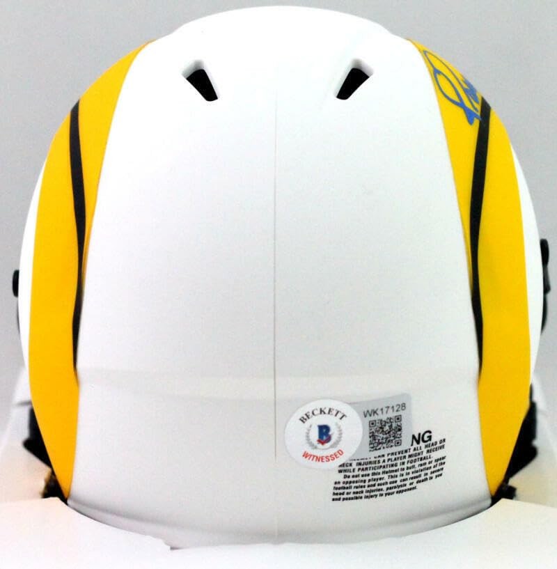 Jerome Bettis Autographed Los Angeles Rams Lunar Speed Mini Helmet