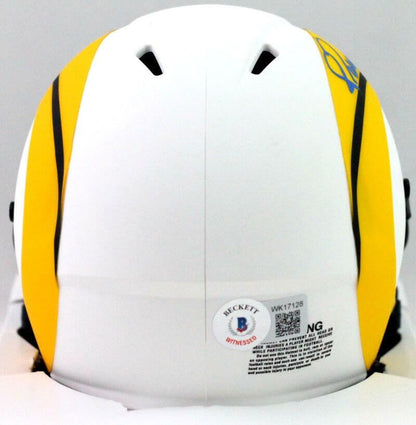 Jerome Bettis Autographed Los Angeles Rams Lunar Speed Mini Helmet