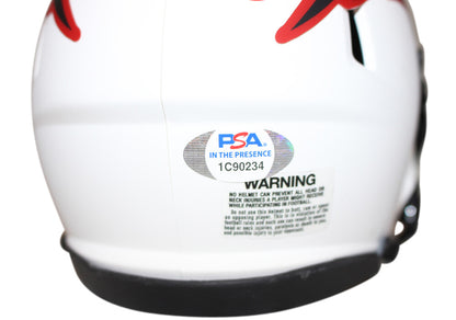 Curtis Martin New England Patriots Lunar Mini Helmet Autographed