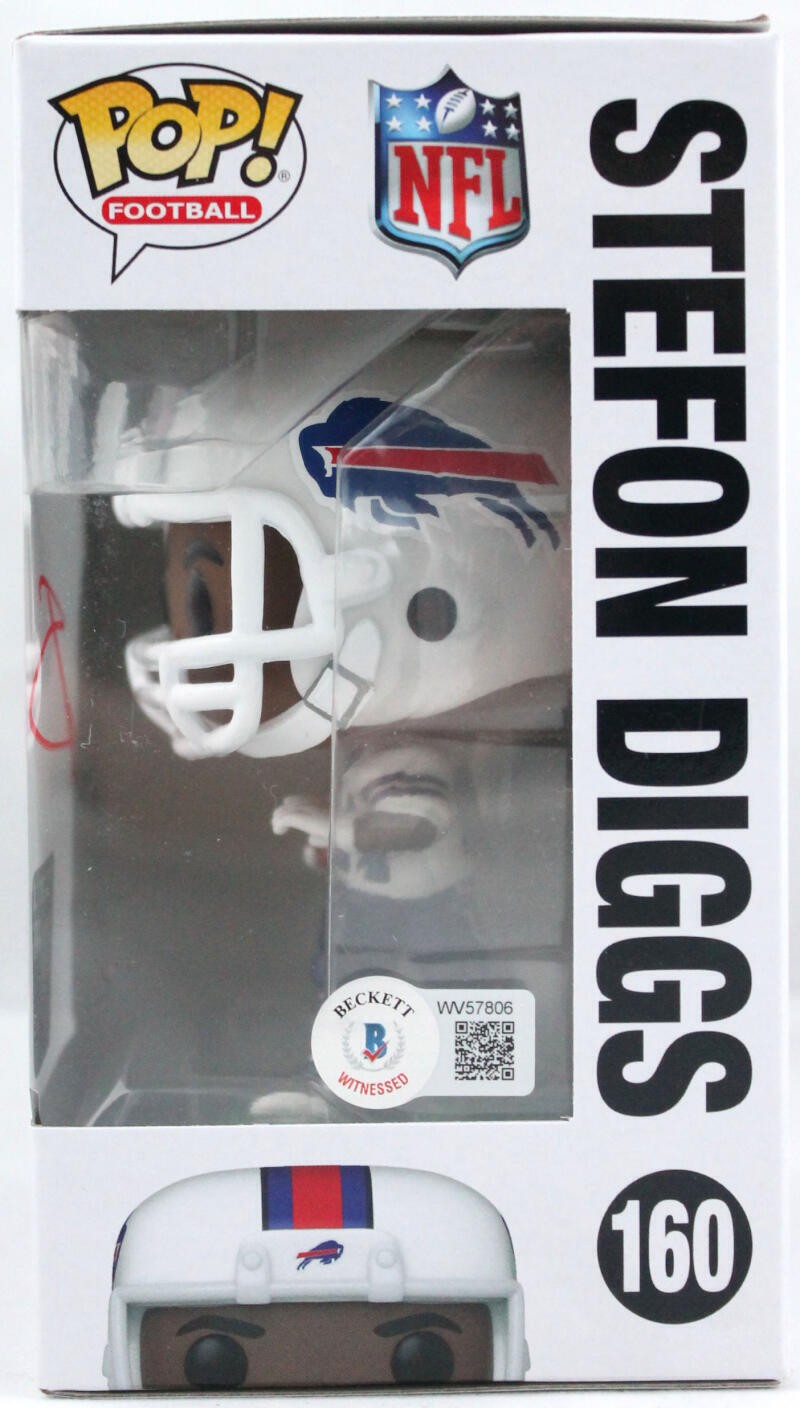 Stefon Diggs Signed Buffalo Bills Funko Pop Figurine #160