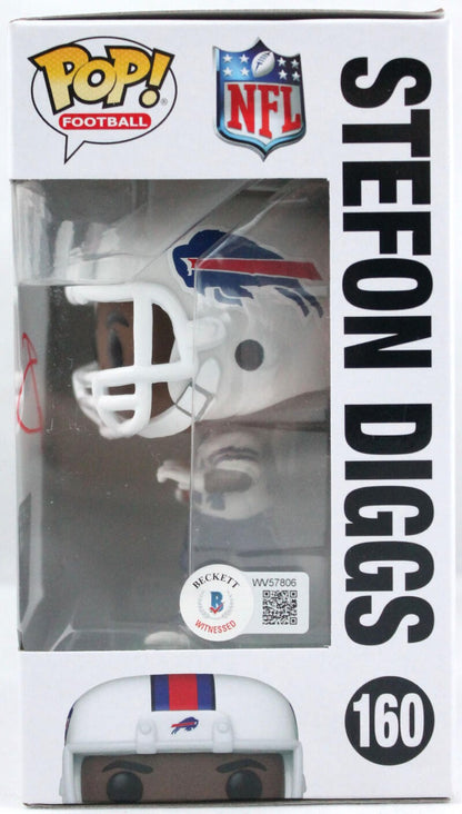 Stefon Diggs Signed Buffalo Bills Funko Pop Figurine #160