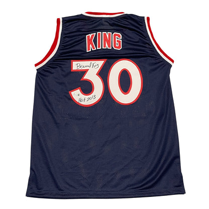 Bernard King Signed New York Knicks Custom Jersey (HOF 2013)