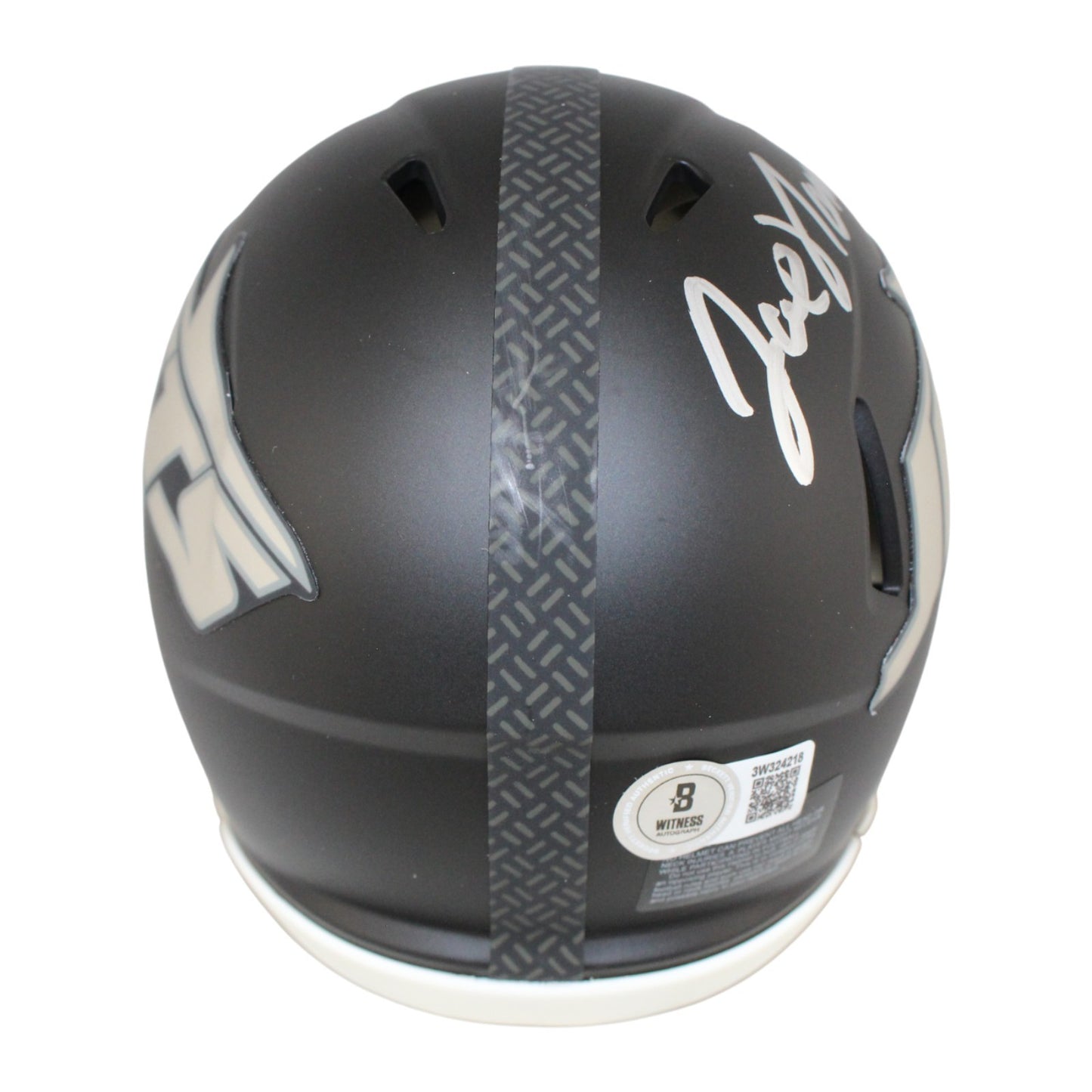Joe Namath Autographed New York Jets Rivalries Mini Helmet