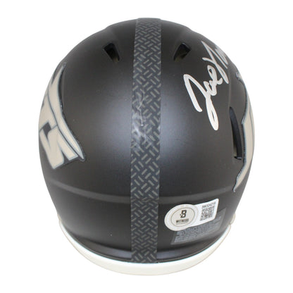 Joe Namath Autographed New York Jets Rivalries Mini Helmet