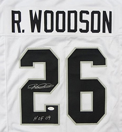 Rod Woodson Signed White Custom Football Jersey - HOF Inscribed