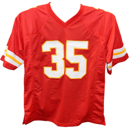 Christian Okoye Autographed Kansas City Chiefs Pro Style Jersey