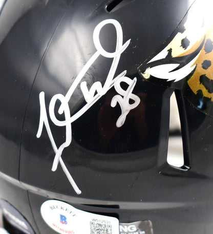 Fred Taylor Signed Jacksonville Jaguars Mini Helmet - Inscribed