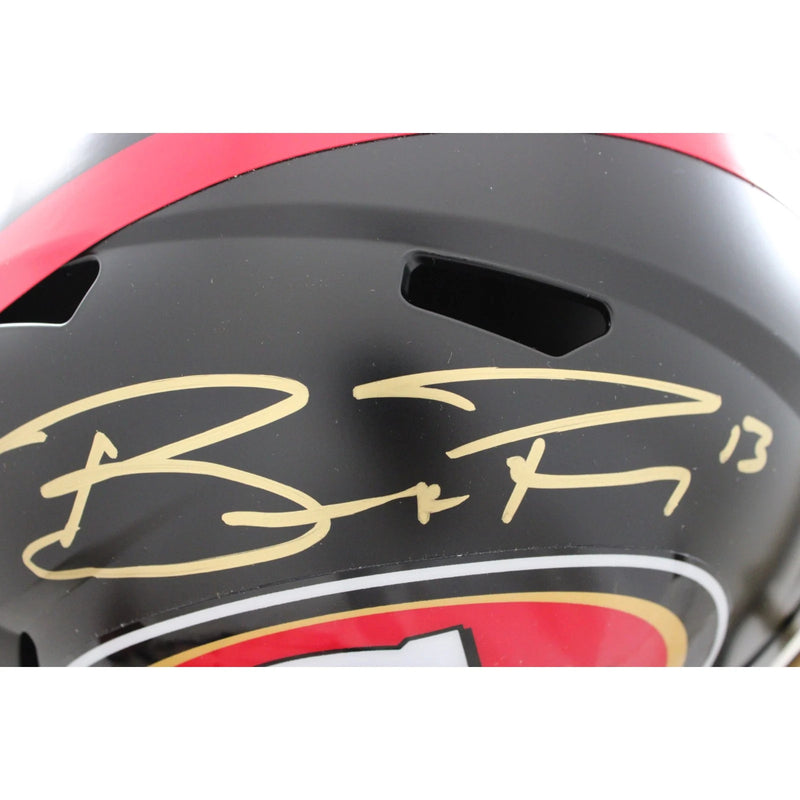 Brock Purdy Signed San Francisco 49ers Rivalries Full Size Helmet