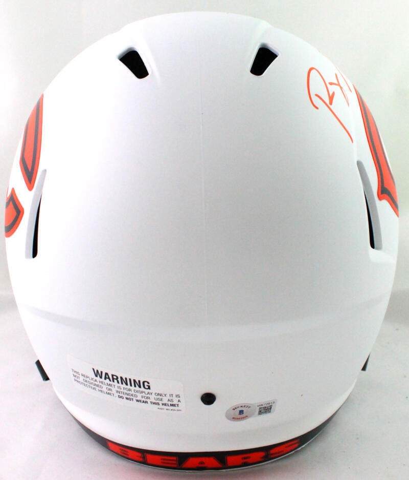 Roquan Smith Signed Chicago Bears Lunar Speed Full Size Helmet
