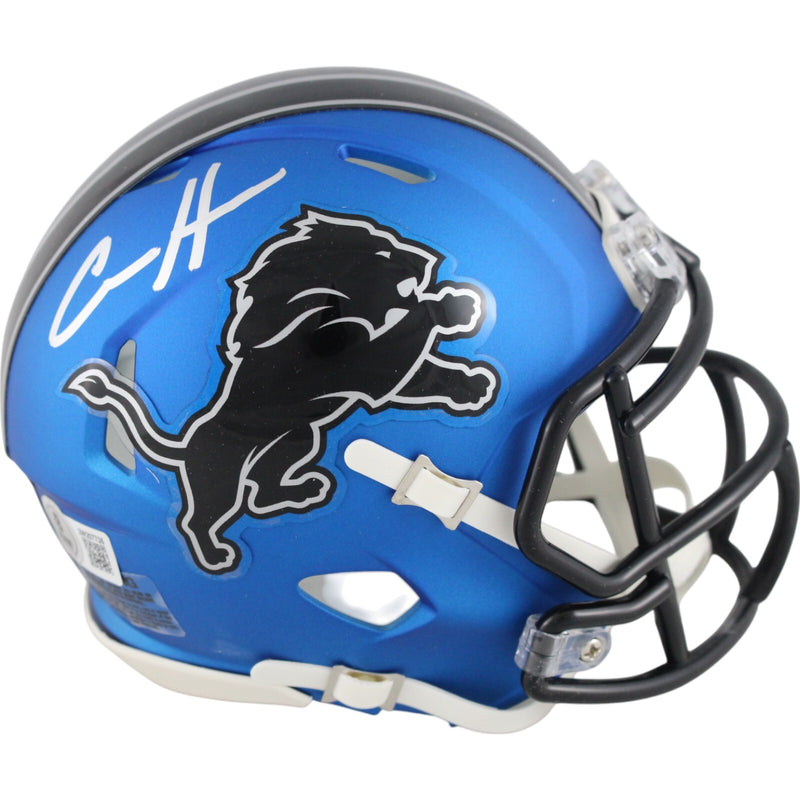 Aidan Hutchinson Signed Detroit Lions 2024 Alternate Speed Mini Helmet