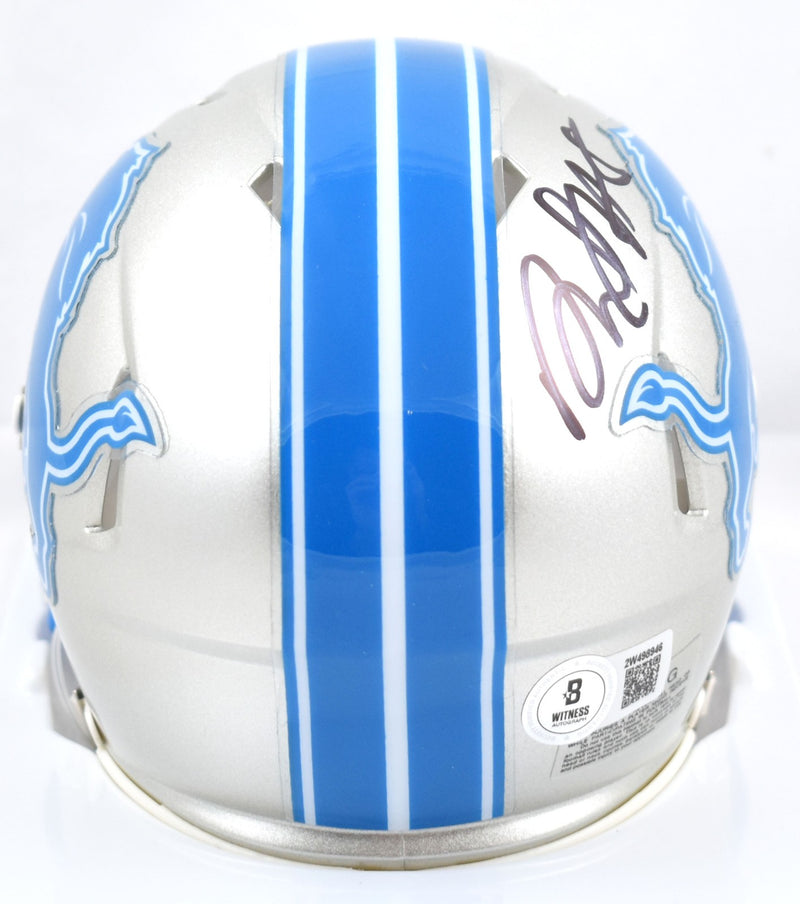David Montgomery Signed Detroit Lions Speed Mini Helmet