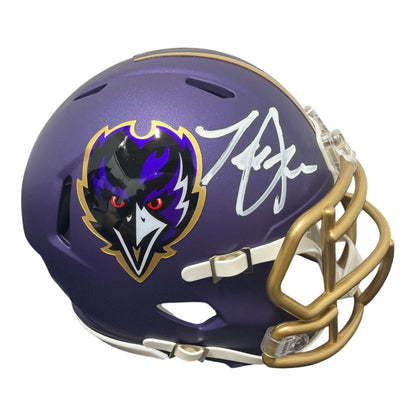 Terrell Suggs Signed Baltimore Ravens Alternate Mini Helmet