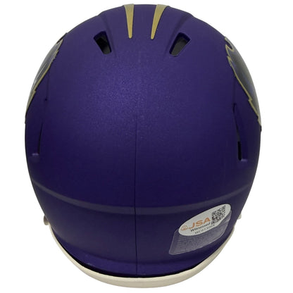 Jamal Lewis Signed Baltimore Ravens Alternate Purple Mini Helmet