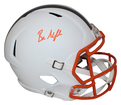 Baker Mayfield Signed Cleveland Browns Flat White Speed Full Size Helmet