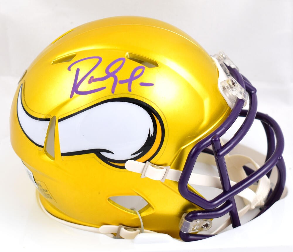 Randy Moss Signed Minnesota Vikings Flash Speed Mini Helmet