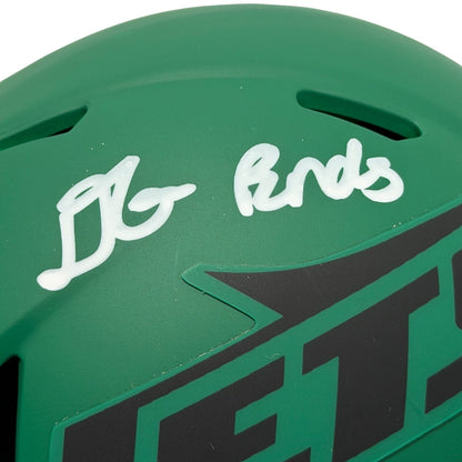 D'Angelo Ponds Signed New York Jets Rave Mini Helmet