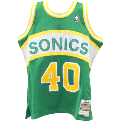 Shawn Kemp Signed Seattle Supersonics Mitchell & Ness Jersey
