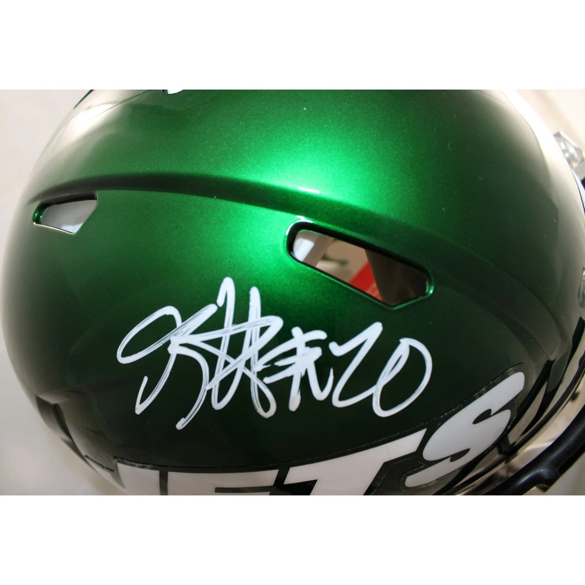 Breece Hall Signed New York Jets Throwback Proline Helmet
