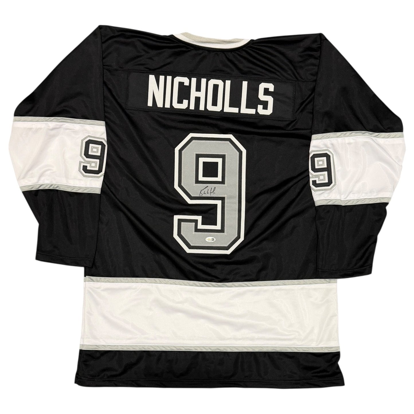Bernie Nicholls Signed Los Angeles Kings Custom Jersey