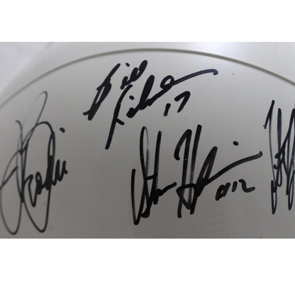 George Blanda, Paul Krause & Multi-Signed NFL Alumni Full Size 2-Bar Helmet