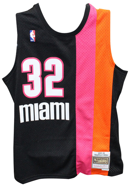 Shaquille O'Neal Signed Miami Heat Mitchell & Ness Swingman Jersey