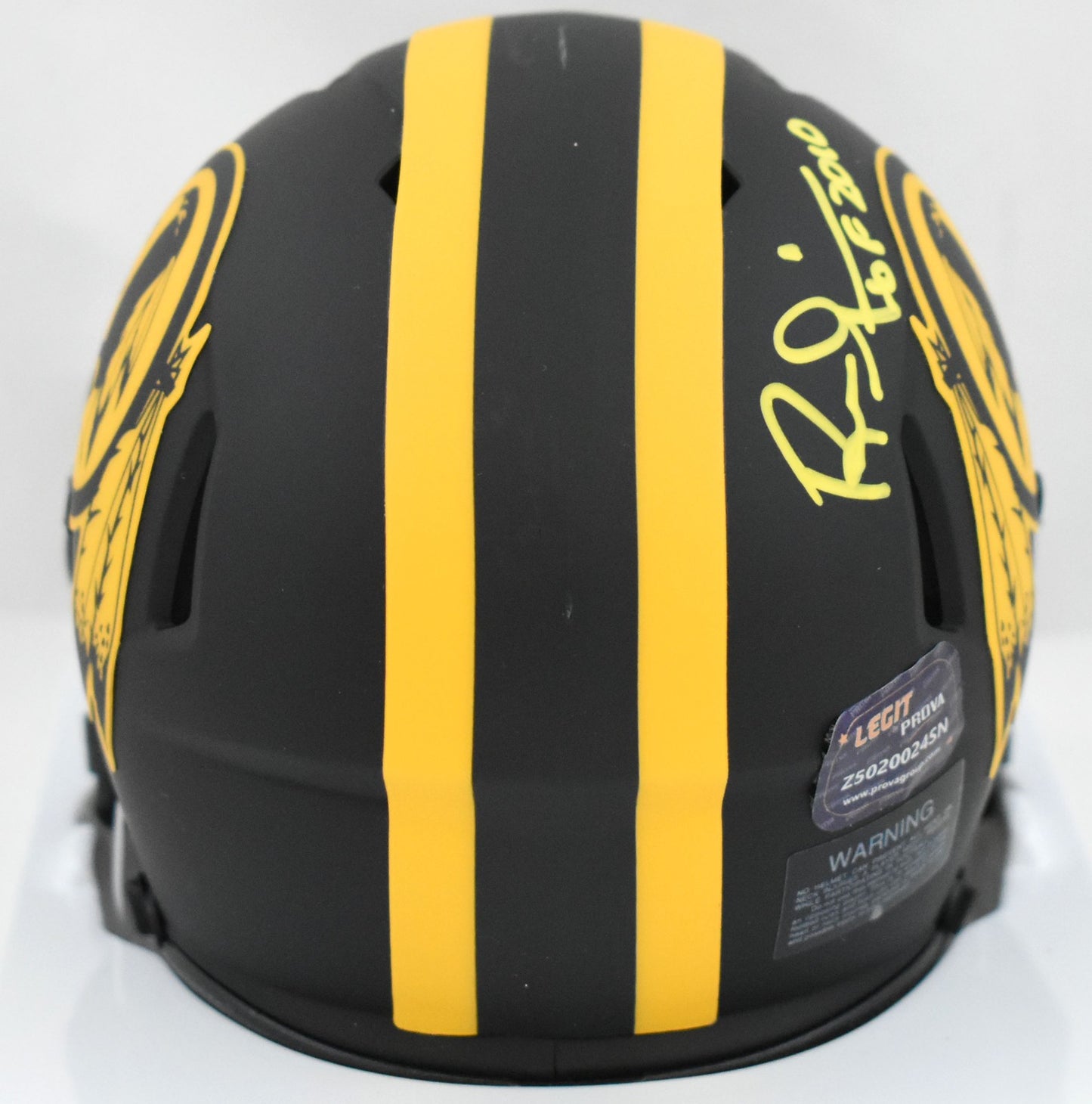 Russ Grimm Signed Washington Redskins Eclipse Speed Mini Helmet