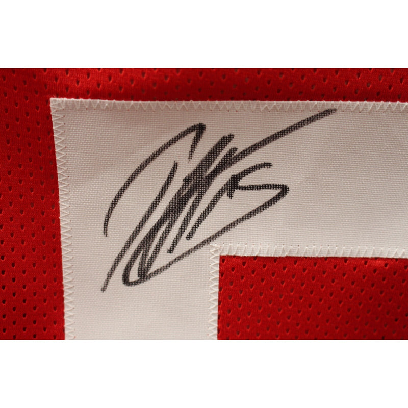 Patrick Willis Signed San Francisco 49ers Red Custom Jersey HOF Inscription
