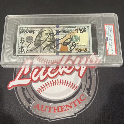 Floyd Mayweather Jr Signed $100 Bill with 4 Inscriptions PSA 10 Auto