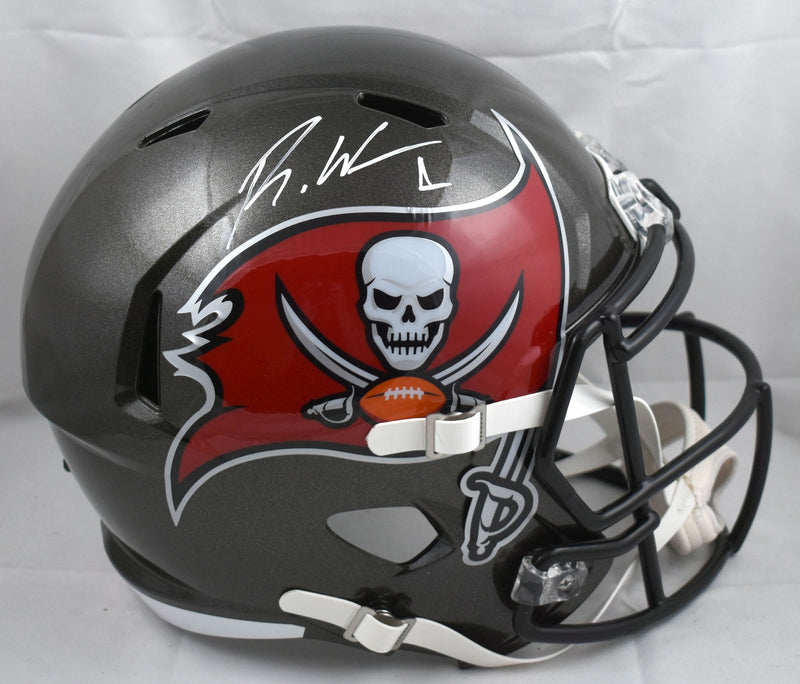 Rachaad White Autographed Tampa Bay Buccaneers Full Size Speed Helmet