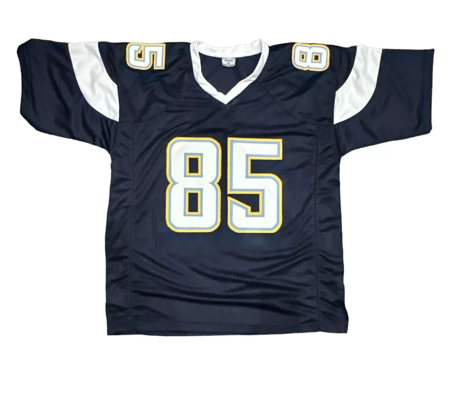 Antonio Gates Signed San Diego Chargers Custom Football Jersey BAS