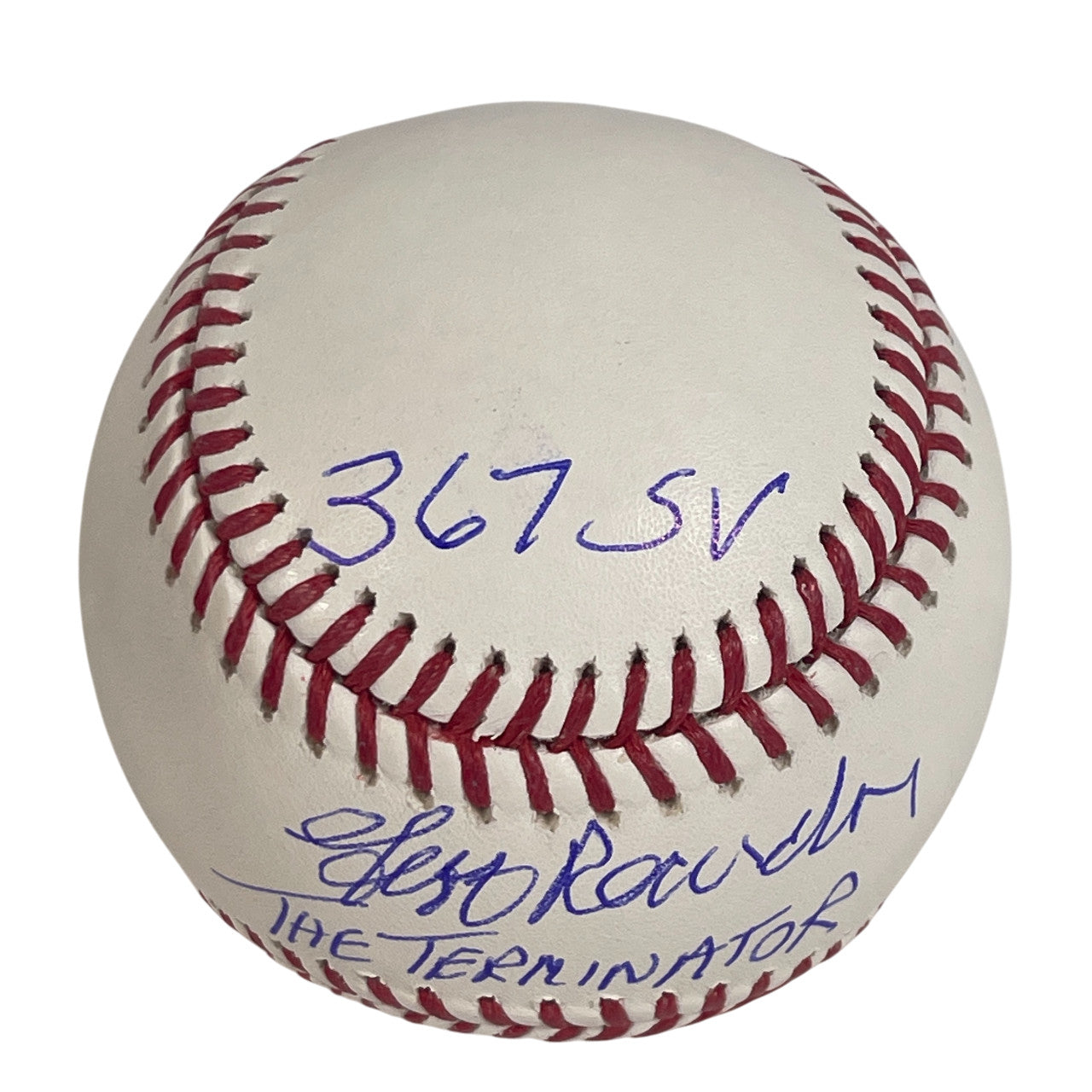 Jeff Reardon Signed Rawlings Official Major League Baseball 3 Inscriptions