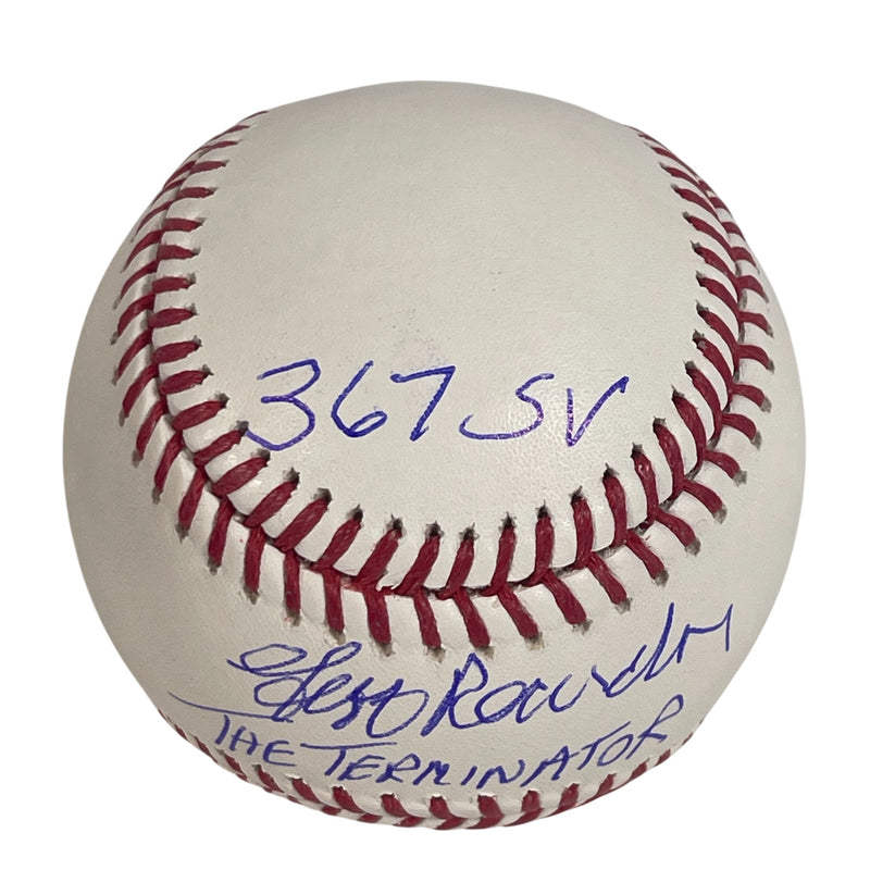 Jeff Reardon Signed Rawlings Official Major League Baseball 3 Inscriptions
