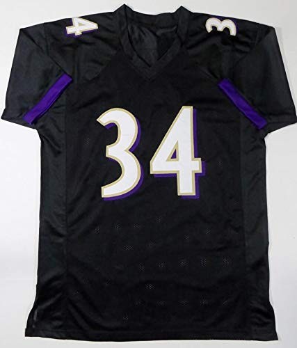 Ricky Williams Autographed Black Custom Jersey