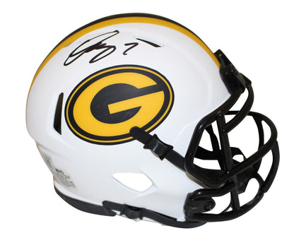 Quay Walker Signed Green Bay Packers Lunar Mini Helmet (BAS)