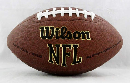 Ray Lewis Autographed Baltimore Ravens Wilson NFL Super Grip Football