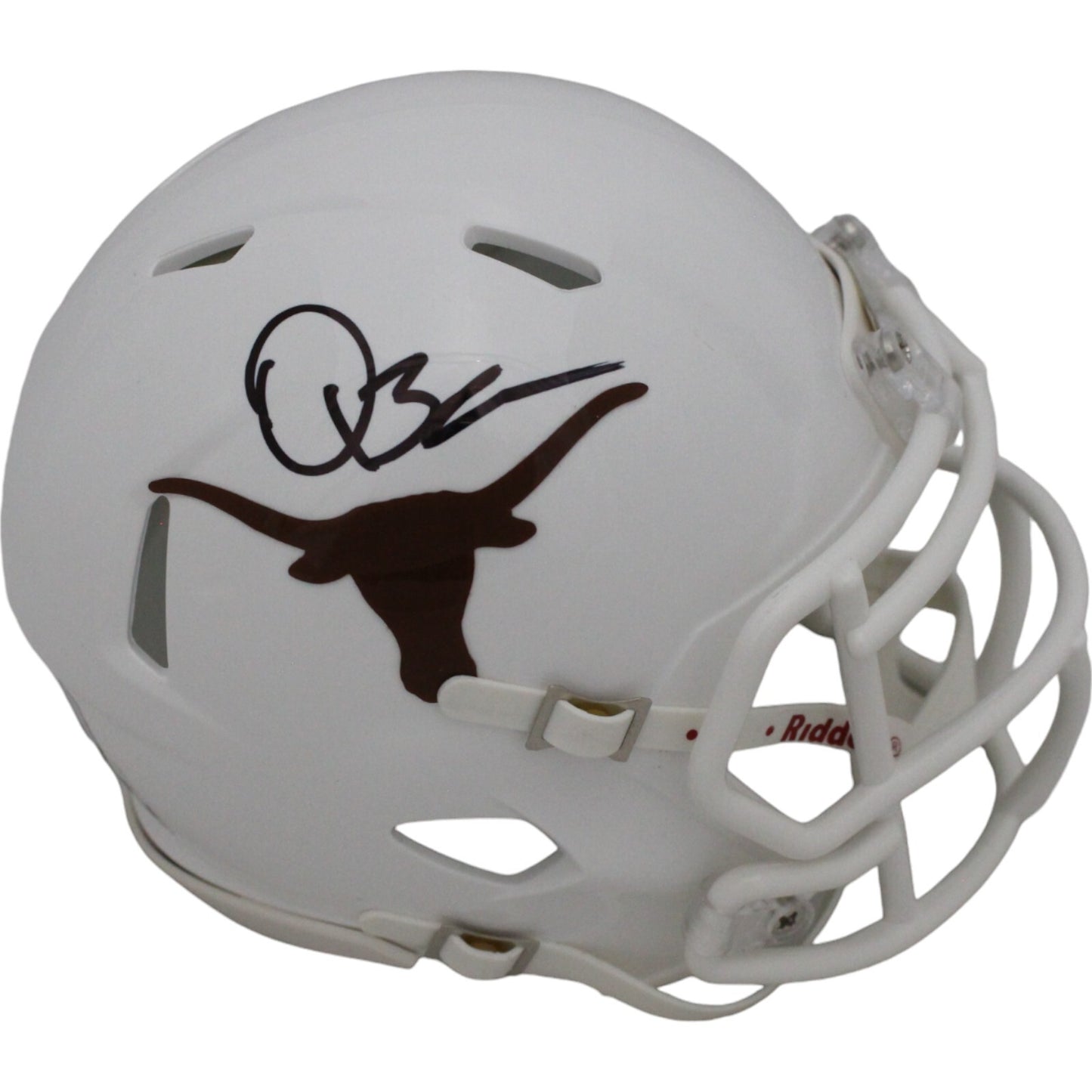 Quinn Ewers Texas Longhorns Autographed Speed Mini Helmet