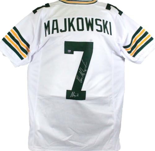 Don Majkowski Signed White Custom Football Jersey