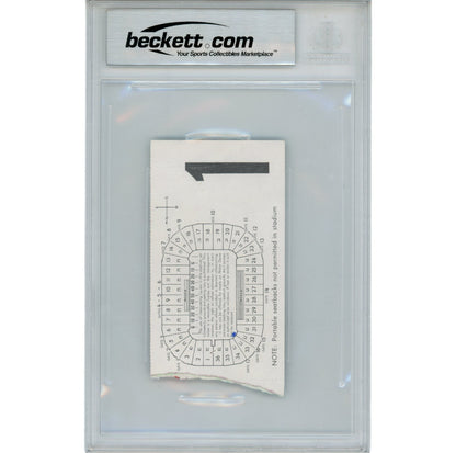 Tony Dorsett Autographed 1976 Pitt vs. Notre Dame Slabbed Ticket Stub