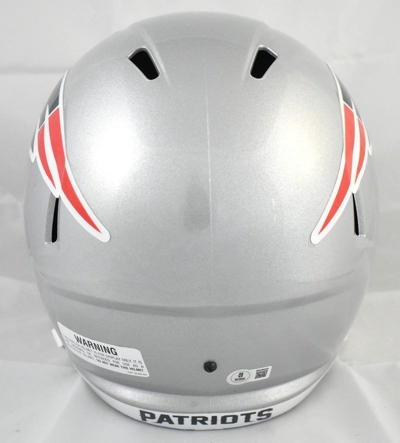 Kayshon Boutte Autographed New England Patriots Full Size Speed Helmet