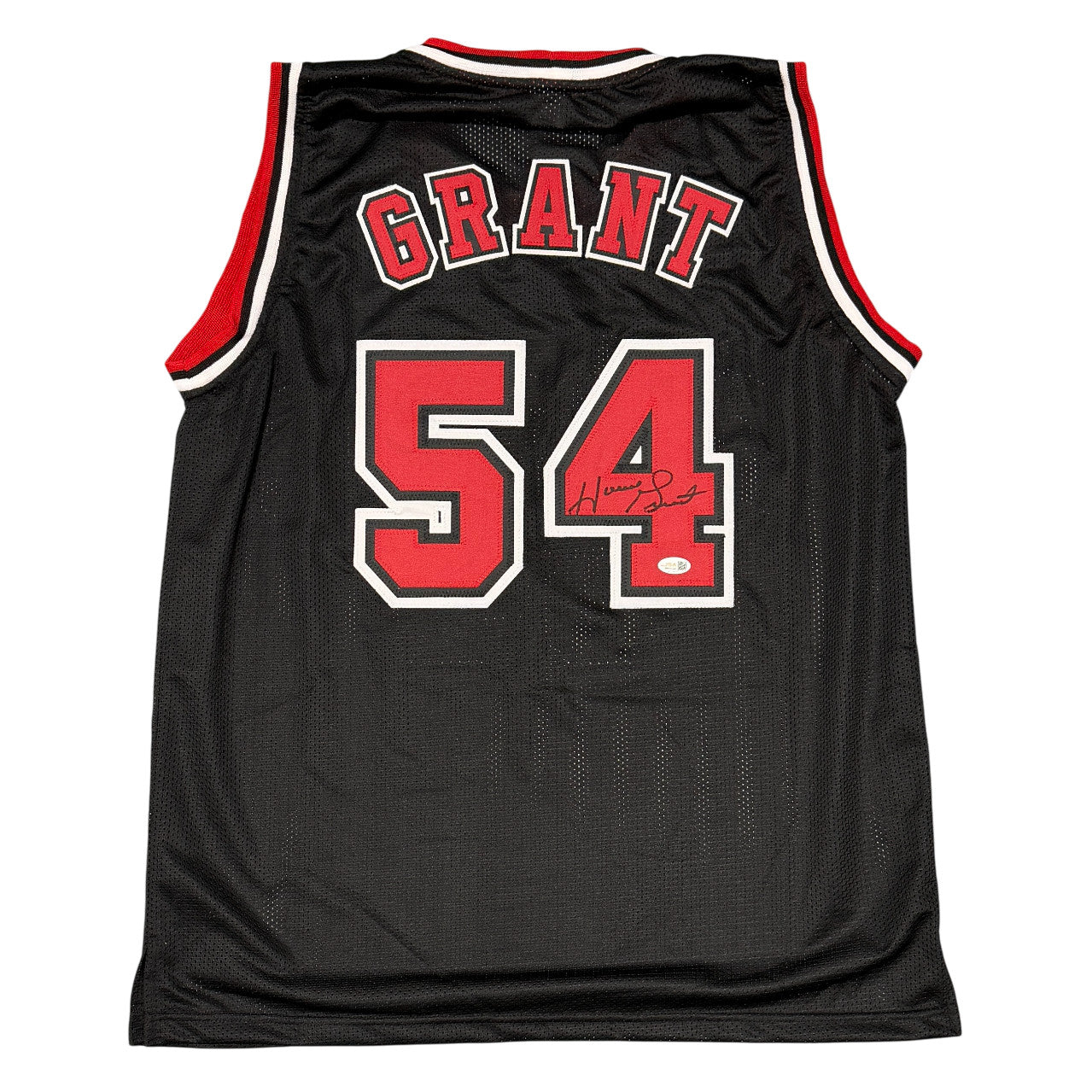 Horace Grant Signed Chicago Bulls Custom Jersey JSA COA
