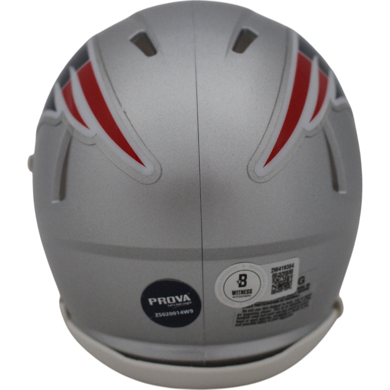 Randy Moss Signed New England Patriots Speed Mini Helmet