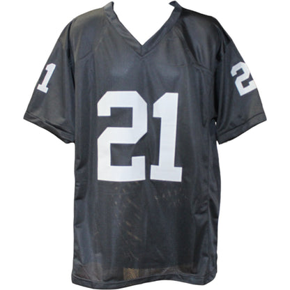 Eric Allen Signed Pro Style Black Custom Jersey